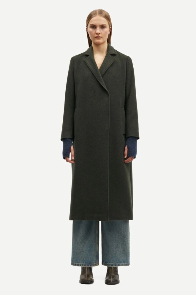 MANTEL ASTRID COAT 11104 FOREST NIGHT
