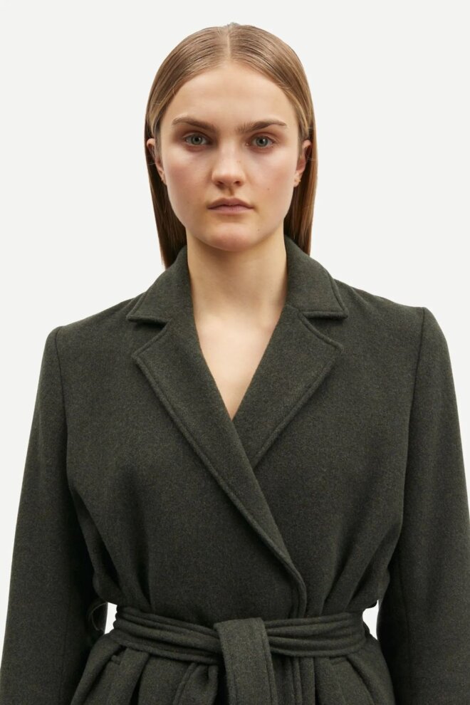 MANTEL ASTRID COAT 11104 FOREST NIGHT