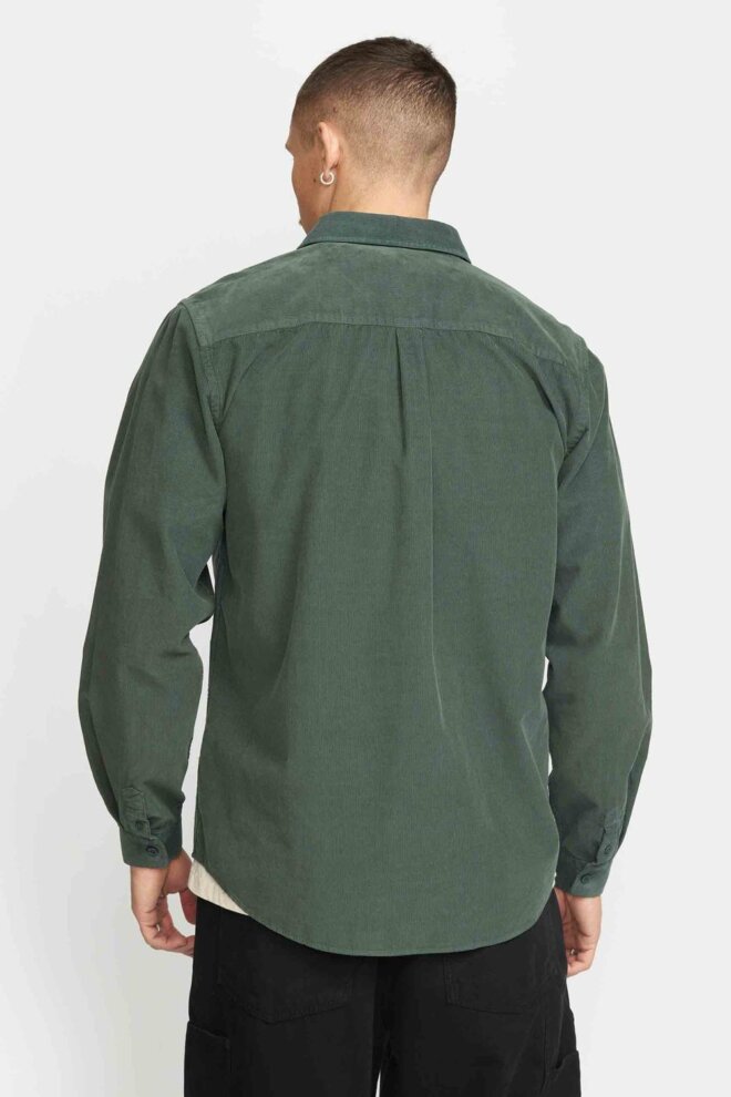 HEMD 3991 LOOSE SHIRT DARKGREEN