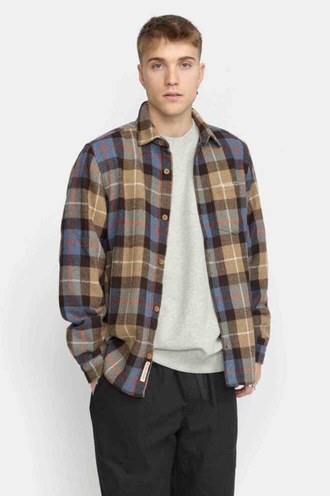 HEMD 3137 CASUAL OVERSHIRT KHAKI