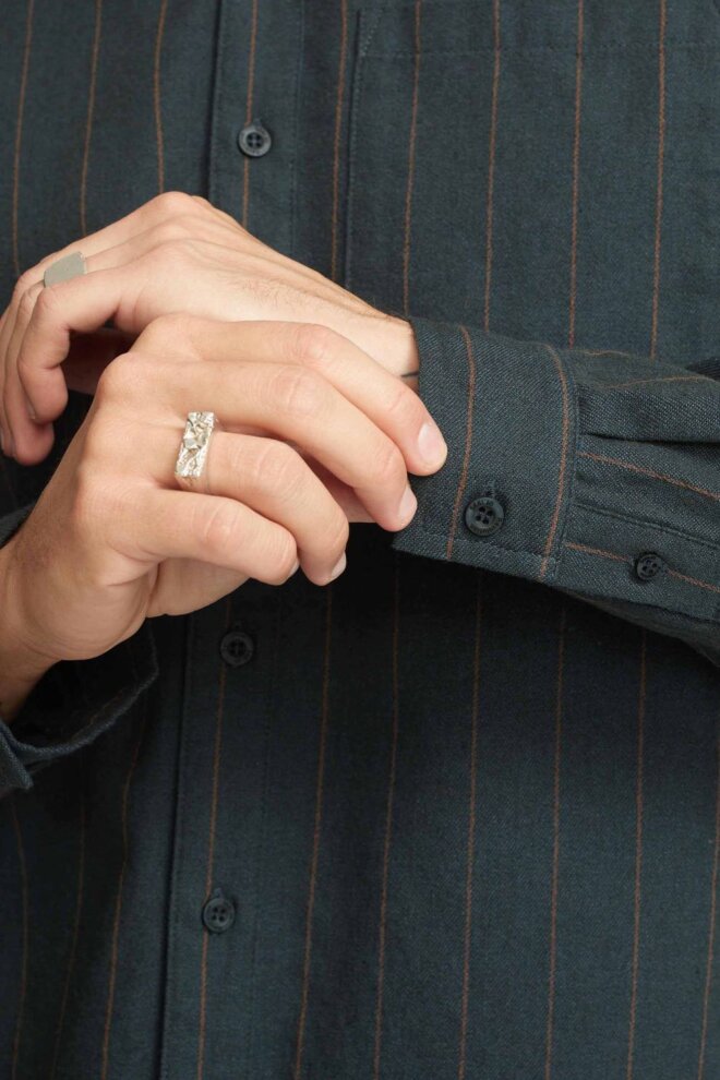 HEMD 3130 LOOSE SHIRT NAVY