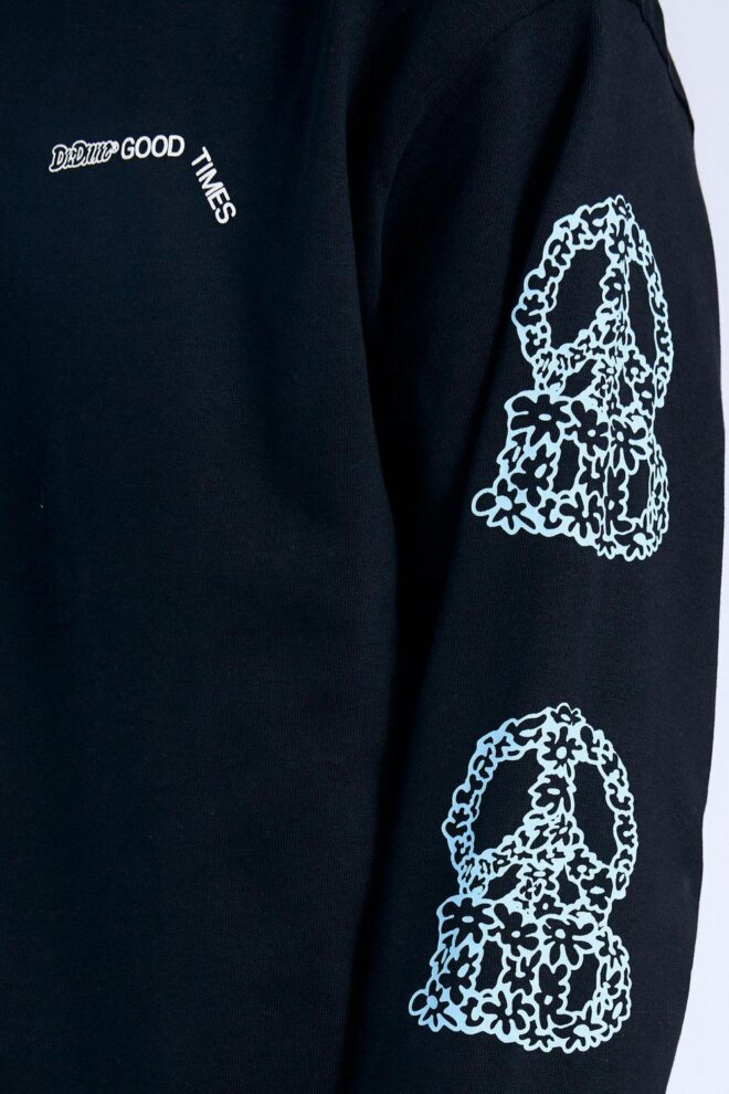 SHIRT RENO LONG SLEEVE BLACK PEACES