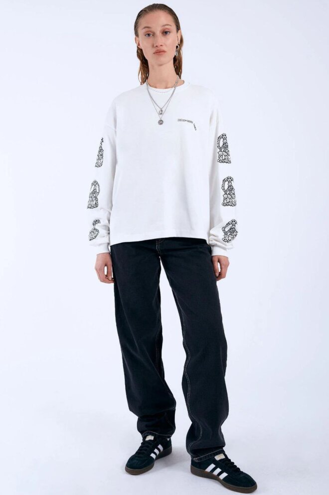 SHIRT LILY LONGSLEEVE OFF WHITE PEACES
