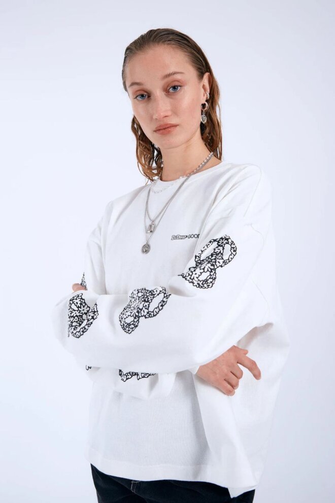 SHIRT LILY LONGSLEEVE OFF WHITE PEACES