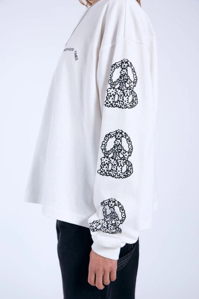 SHIRT LILY LONGSLEEVE OFF WHITE PEACES