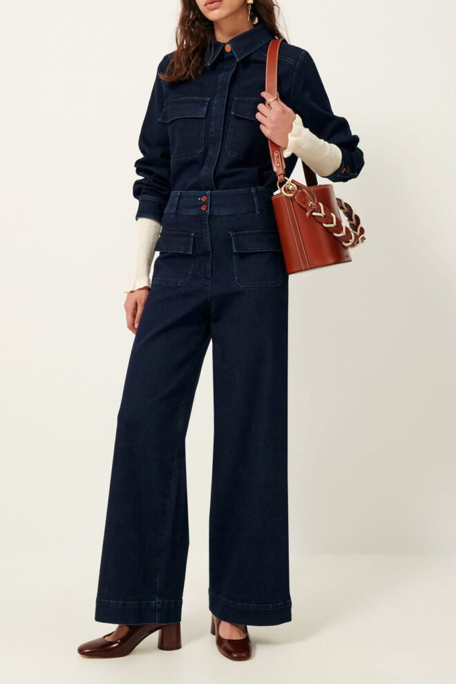 JACKE GUGGEN DENIM BLUE