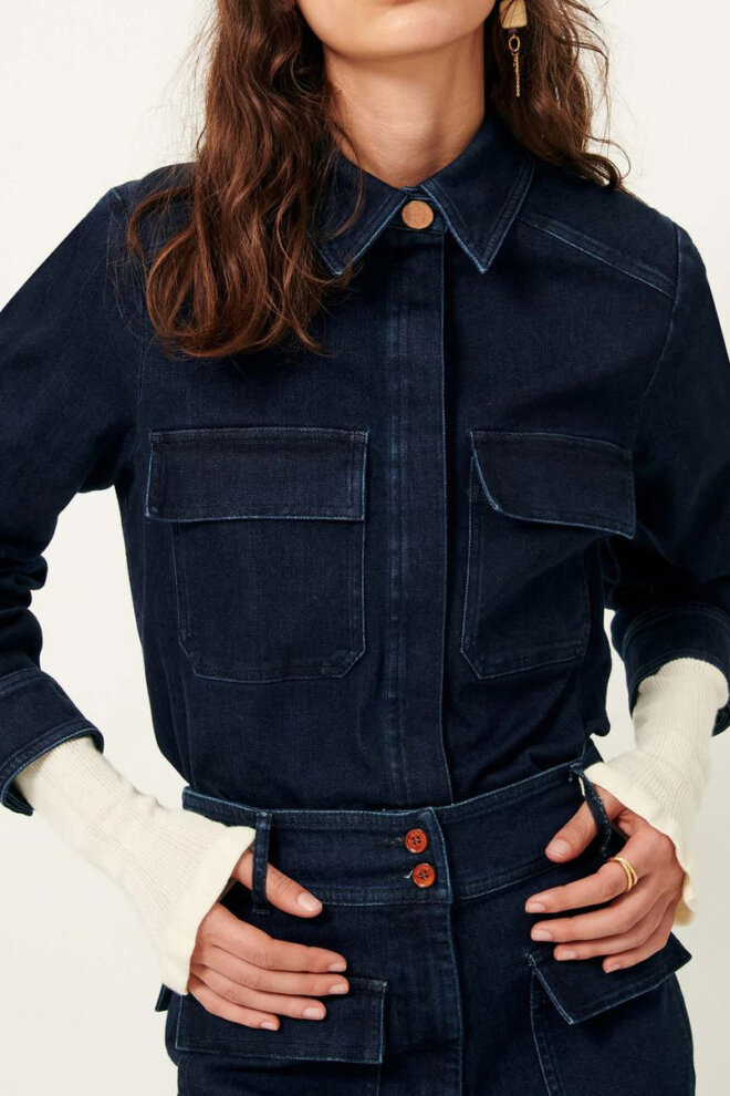JACKE GUGGEN DENIM BLUE