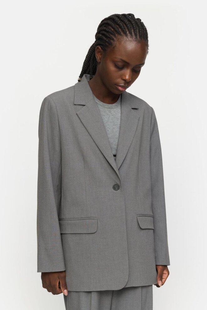 BLAZER SRVILJA LOOSE BLAZER MEDIUM GREY