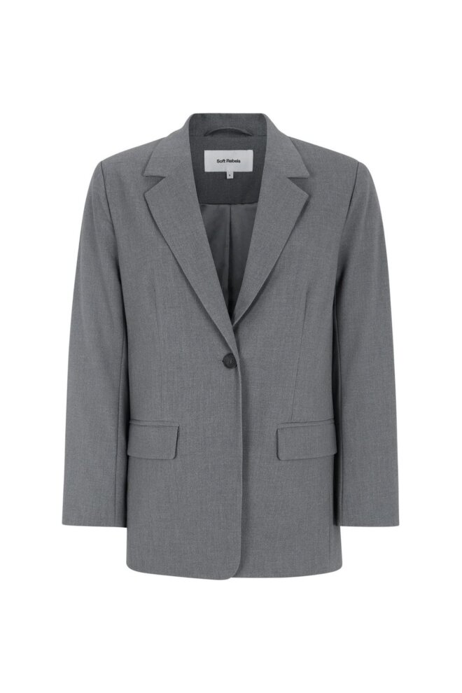 BLAZER SRVILJA LOOSE BLAZER MEDIUM GREY
