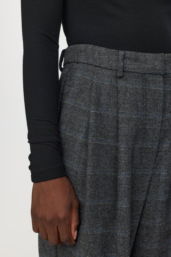 HOSE SRANNIE PANT CHECKED GREY