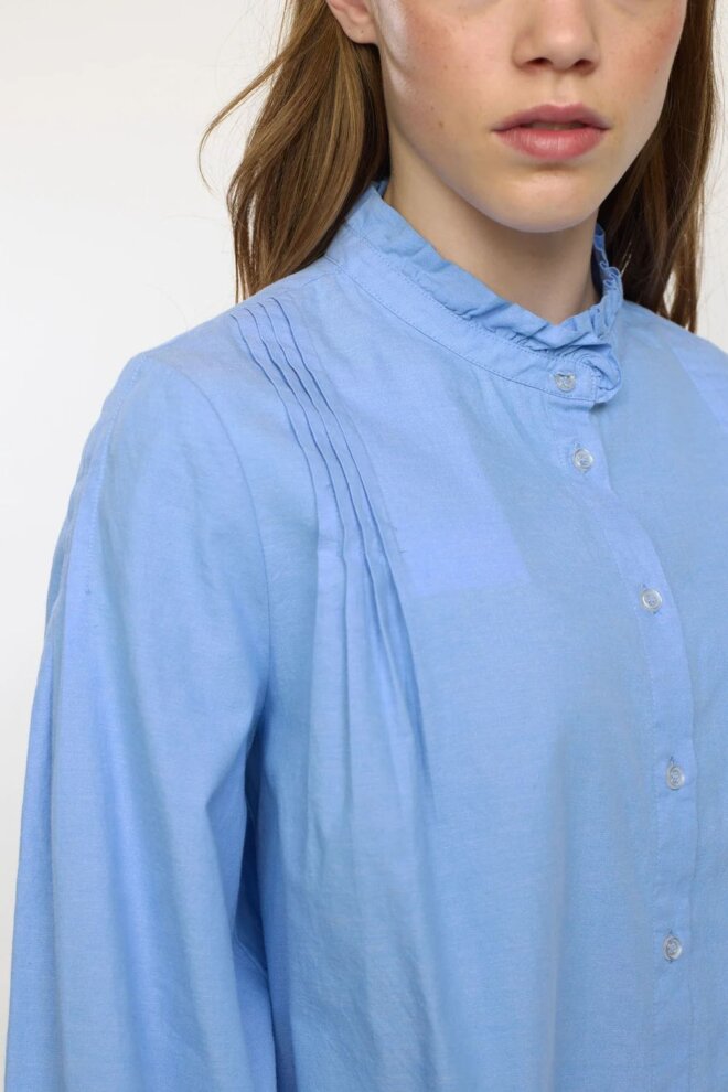 PULLOVER SRGABI O-NECK SHIRT AZURINE