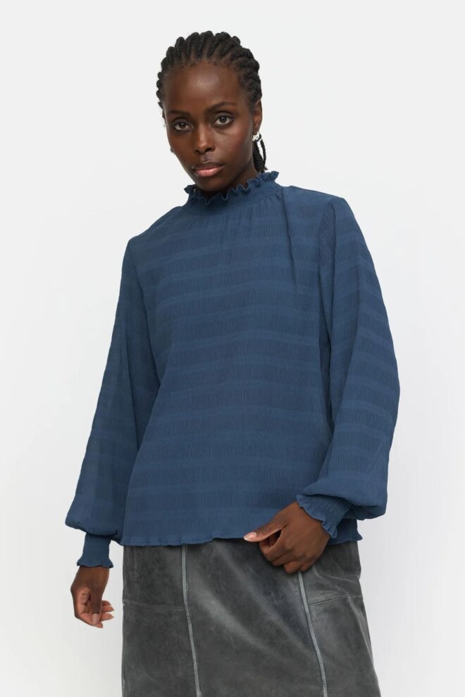 BLUSE SRLUCINDA BLOUSE OMBRE BLUE