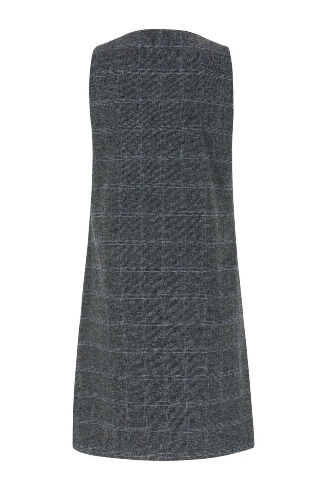 KLEID SRANNIE DRESS CHECKED GREY