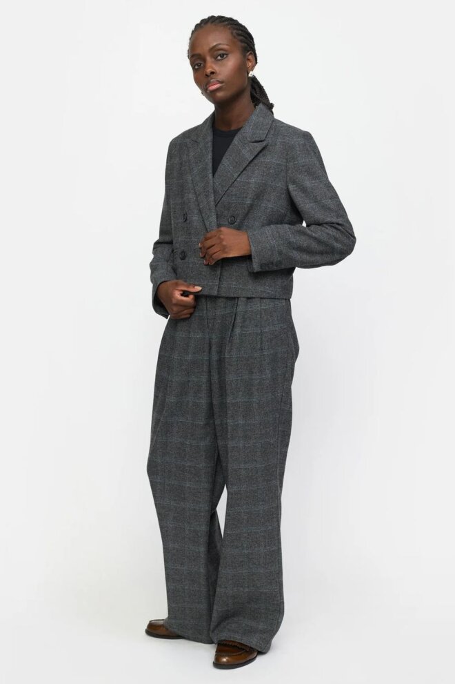 HOSE SRANNIE PANT CHECKED GREY