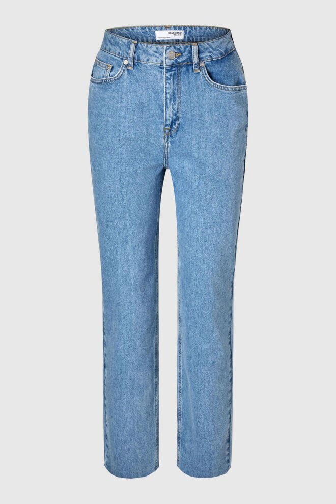 JEANS 16094794 SLFELLIN HW STRAIGHT LIGHT