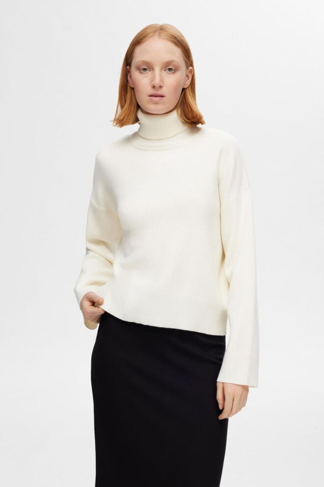 PULLOVER 16094353 SLFKAMMA LS BIRCH
