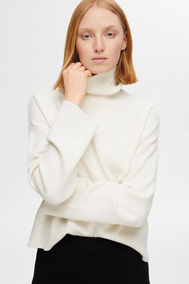 PULLOVER 16094353 SLFKAMMA LS BIRCH