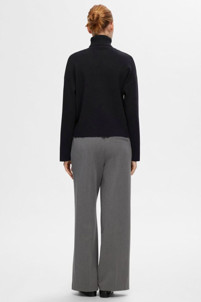 PULLOVER 16094353 SLFKAMMA LS BLACK