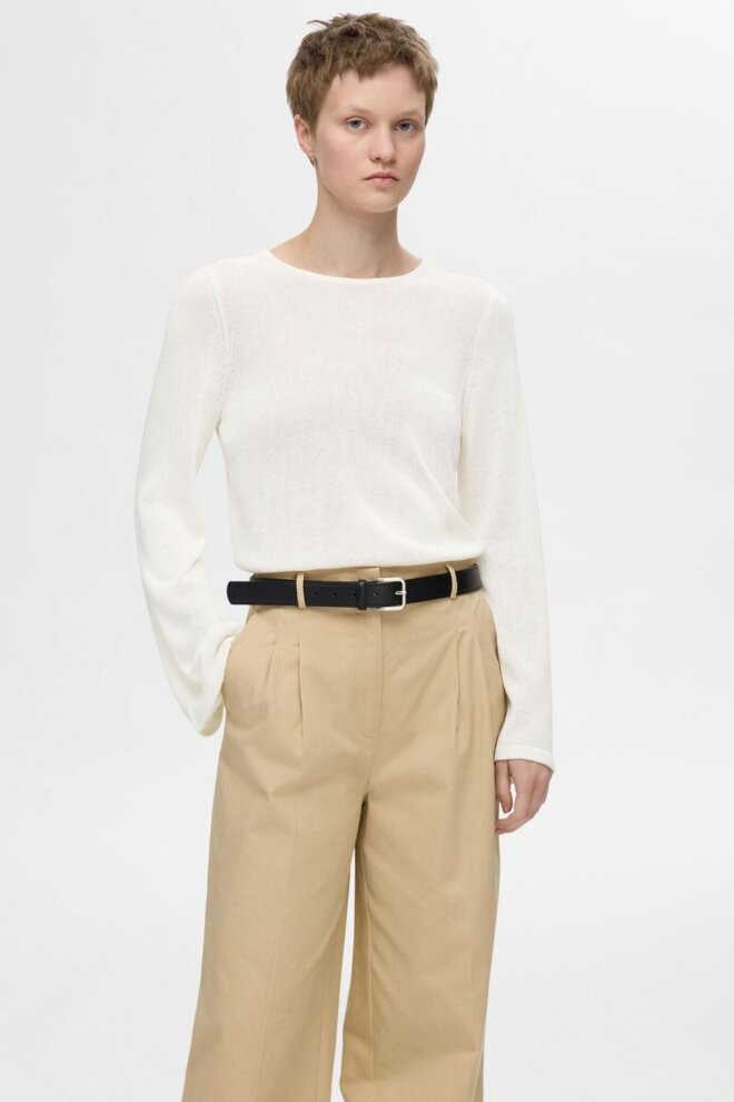 PULLOVER 16094751 SLFMOON SUS BIRCH