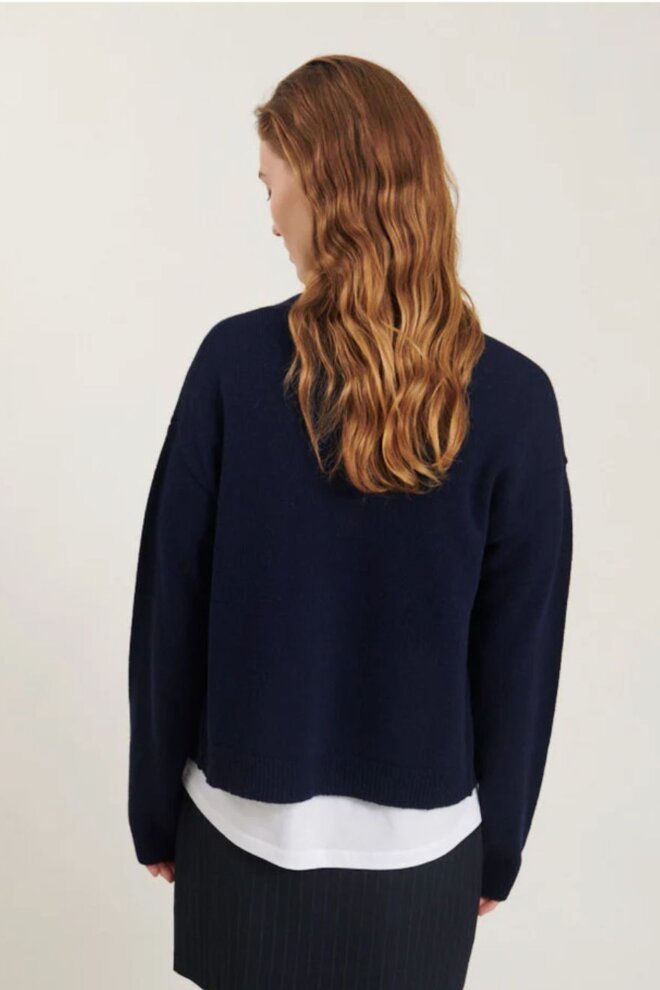 WESTE LISE POCKET CARDIGAN SKY CAPTAIN