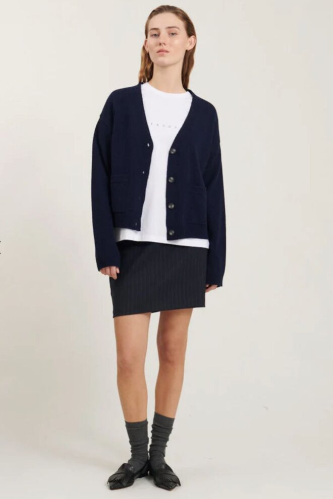 WESTE LISE POCKET CARDIGAN SKY CAPTAIN