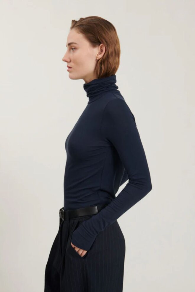 SHIRT JOLINE T-NECK NAVY