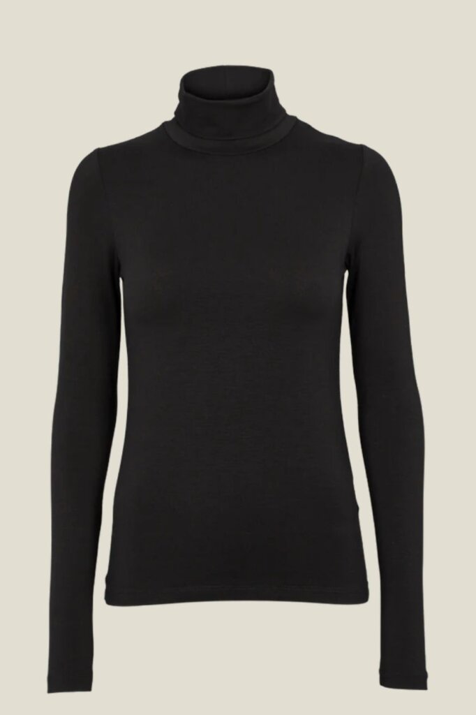SHIRT JOLINE T-NECK BLACK