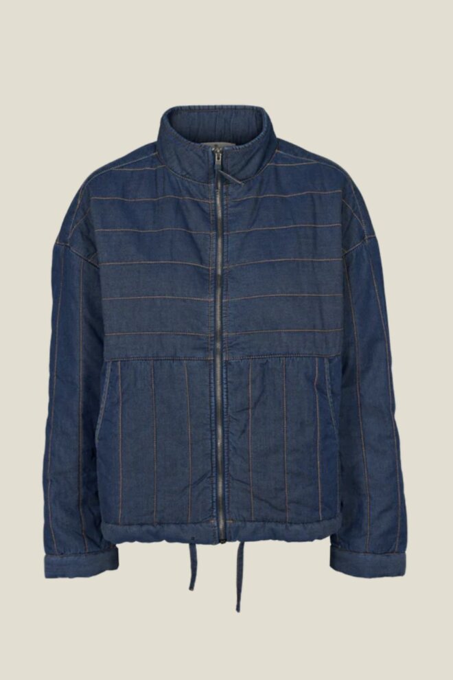 JACKE BINE JACKET MID BLUE
