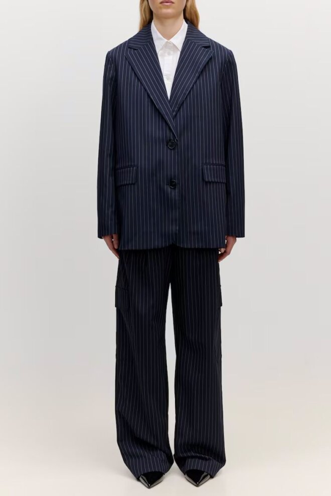 BLAZER KAINOA NAVY PINSTRIPE