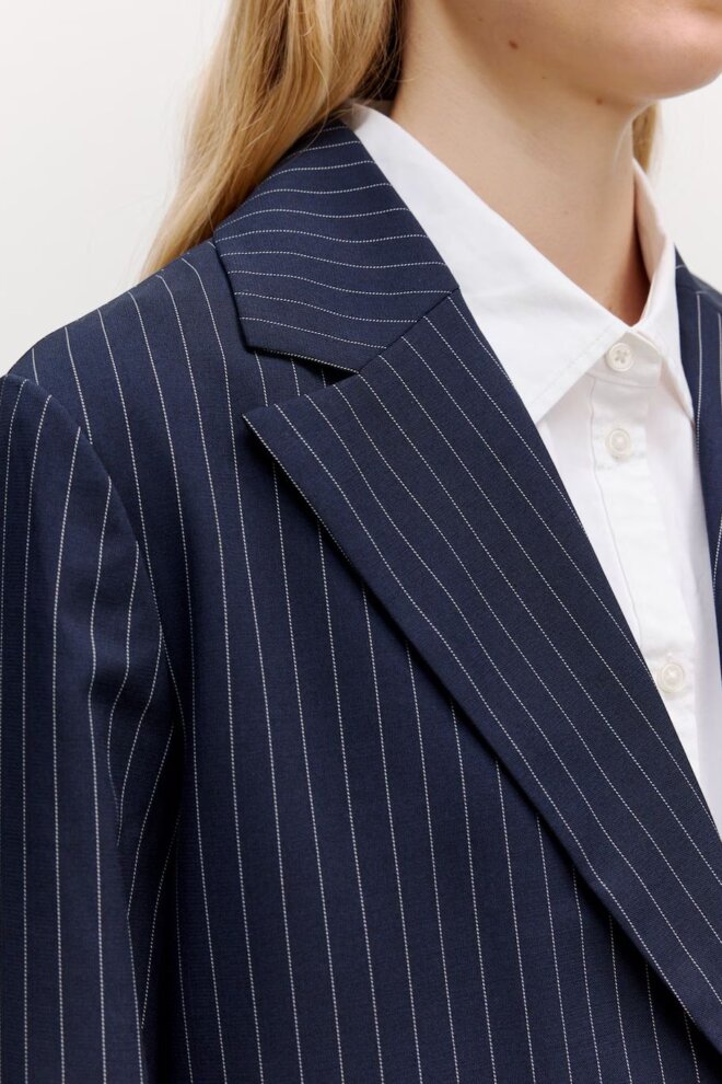 BLAZER KAINOA NAVY PINSTRIPE