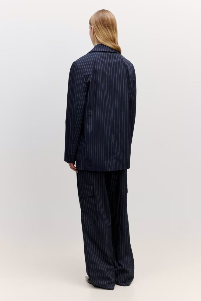 BLAZER KAINOA NAVY PINSTRIPE