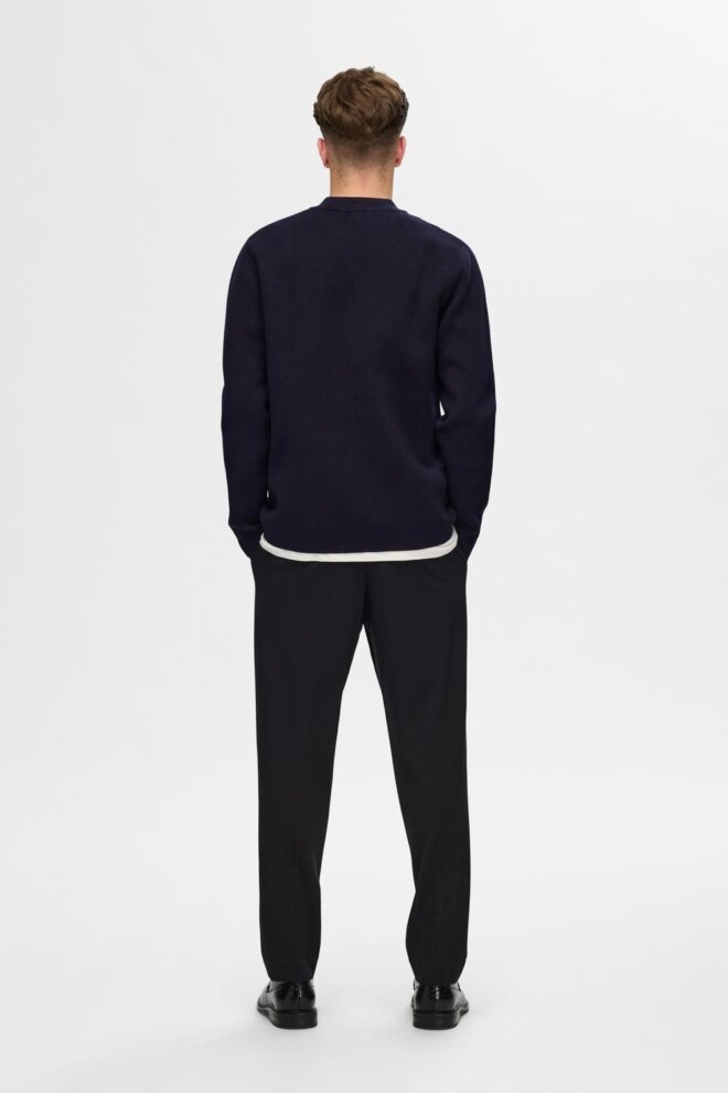 WESTE 16094555 SLHMIKE LS KNIT NAVY BLAZE