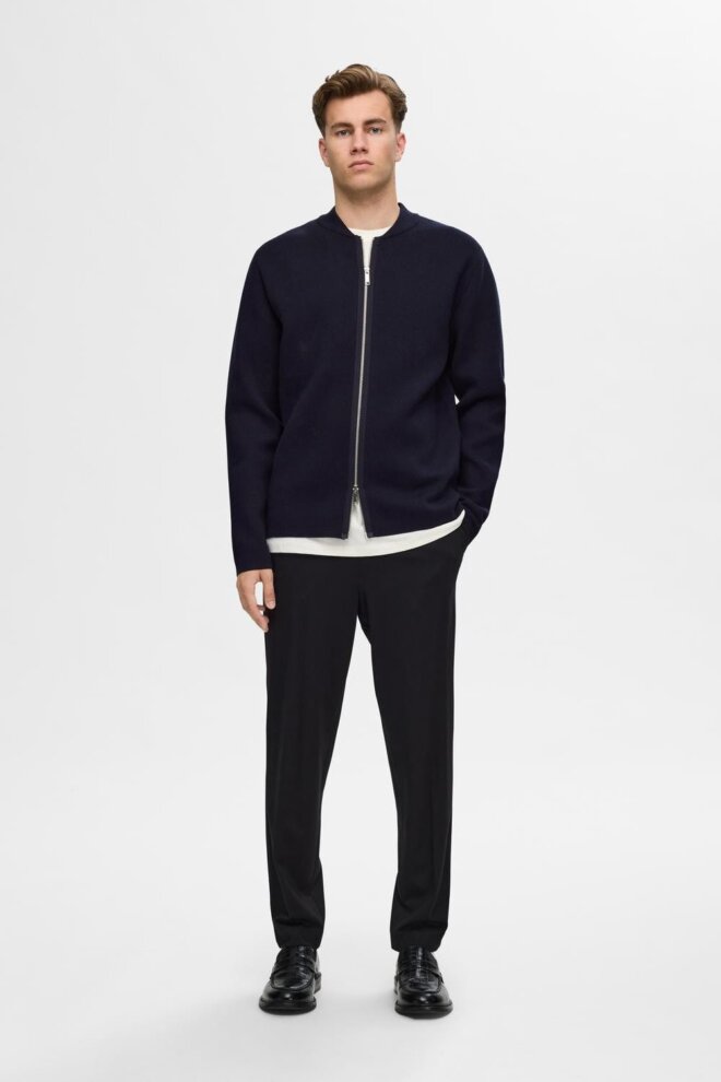 WESTE 16094555 SLHMIKE LS KNIT NAVY BLAZE