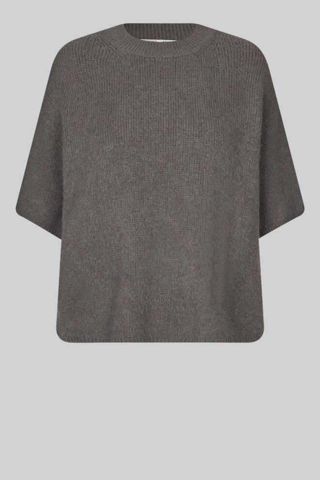 PULLOVER WANDA KNIT O-NECK TURKISH COFFEE