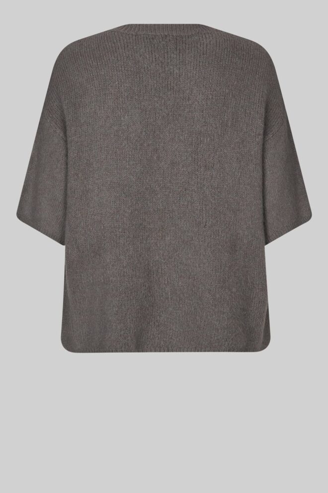 PULLOVER WANDA KNIT O-NECK TURKISH COFFEE