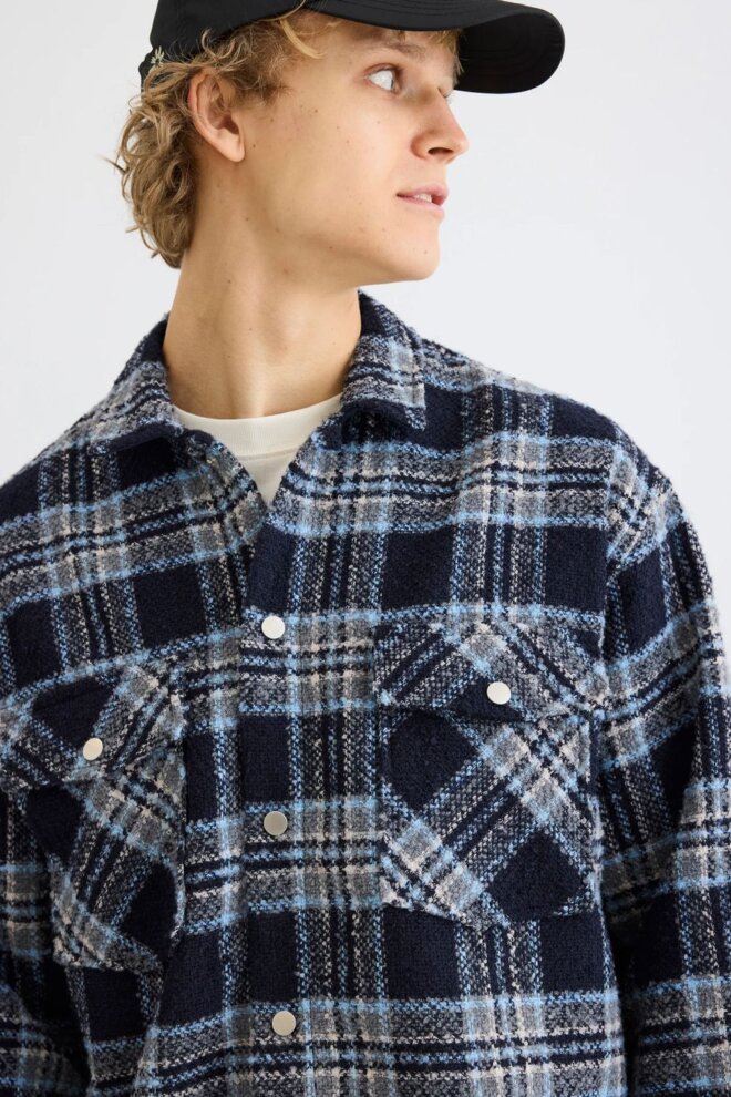 HEMD WBBUCK BLUE CHECK