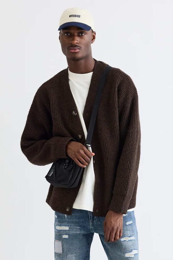 WESTE WBSAM FUZZY KNIT BROWN