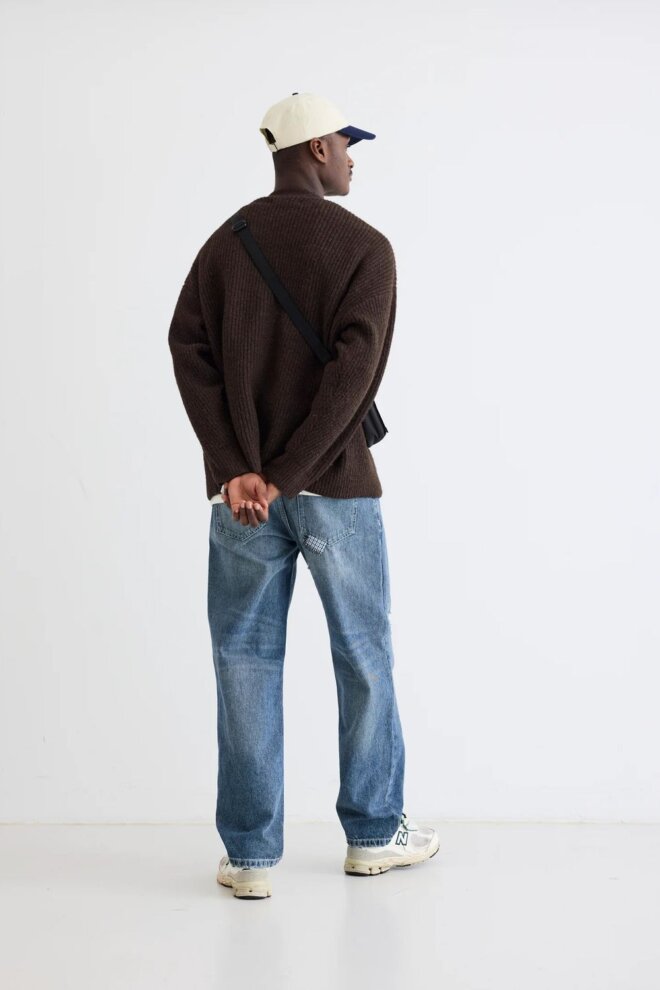 WESTE WBSAM FUZZY KNIT BROWN