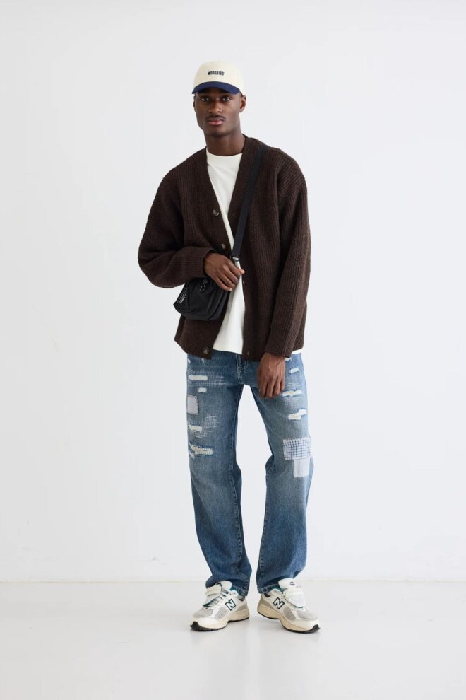 WESTE WBSAM FUZZY KNIT BROWN