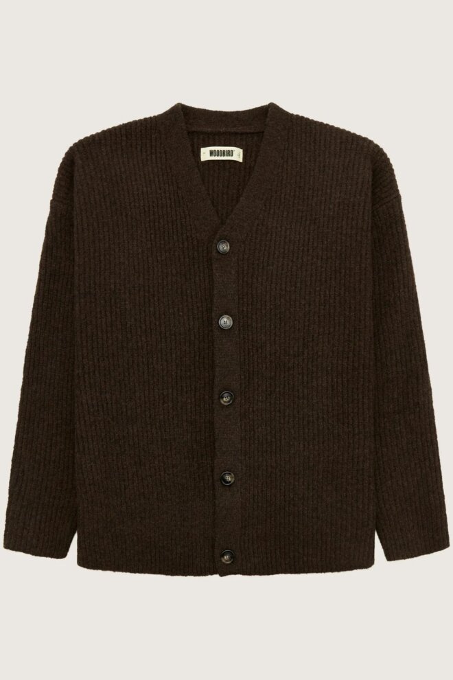 WESTE WBSAM FUZZY KNIT BROWN