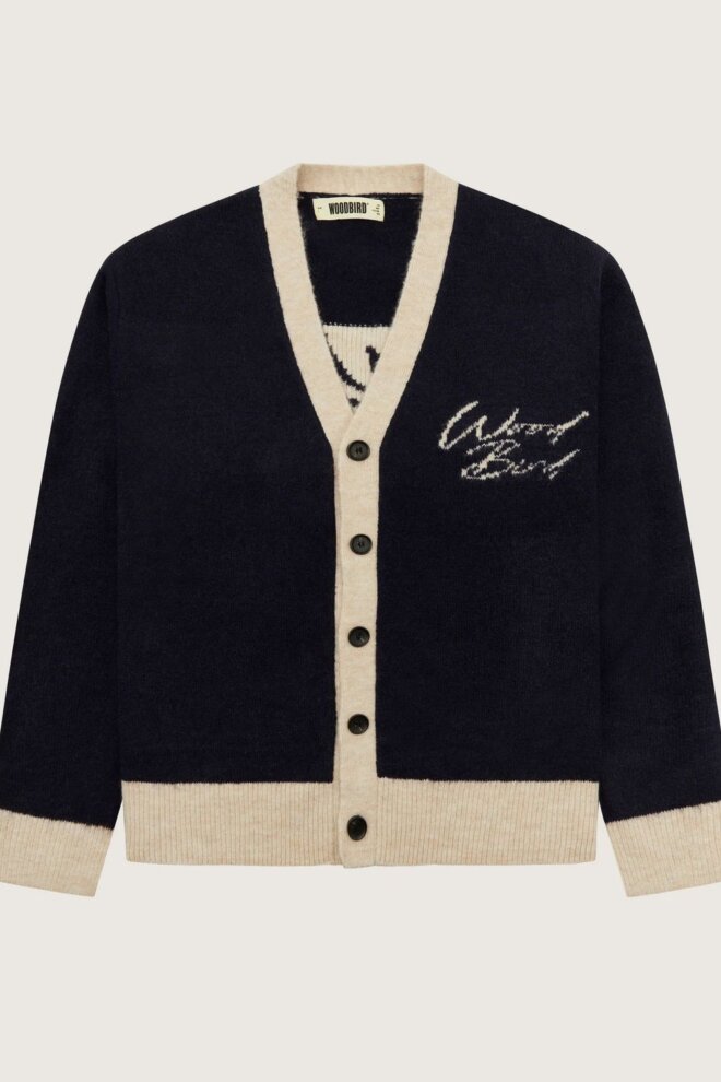 WESTE WBKOON NOODLE CARDIGAN NAVY