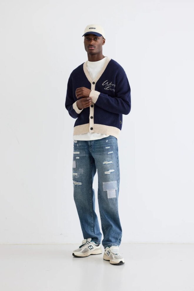 WESTE WBKOON NOODLE CARDIGAN NAVY