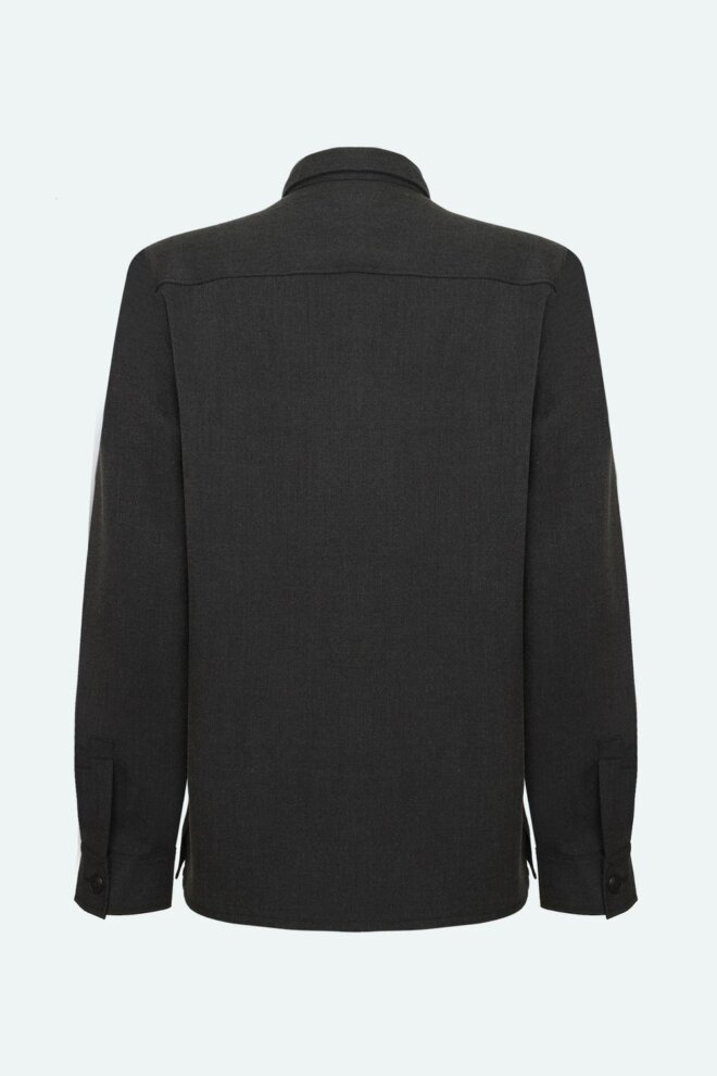 HEMD SANTON 3765 DARK GREY