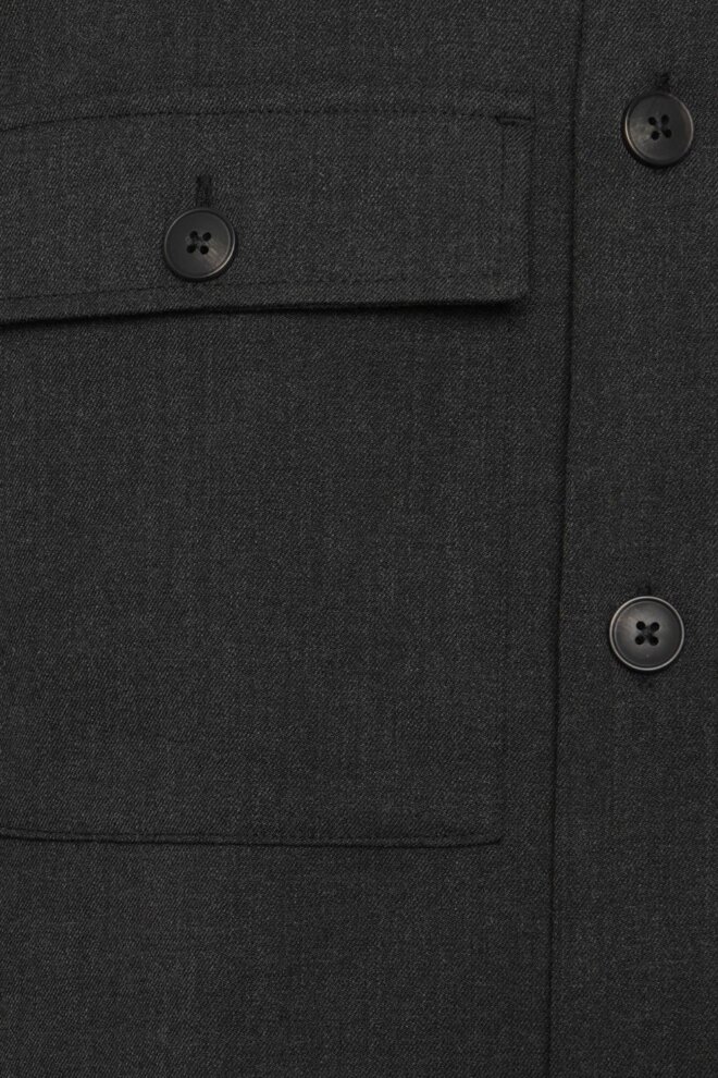 HEMD SANTON 3765 DARK GREY