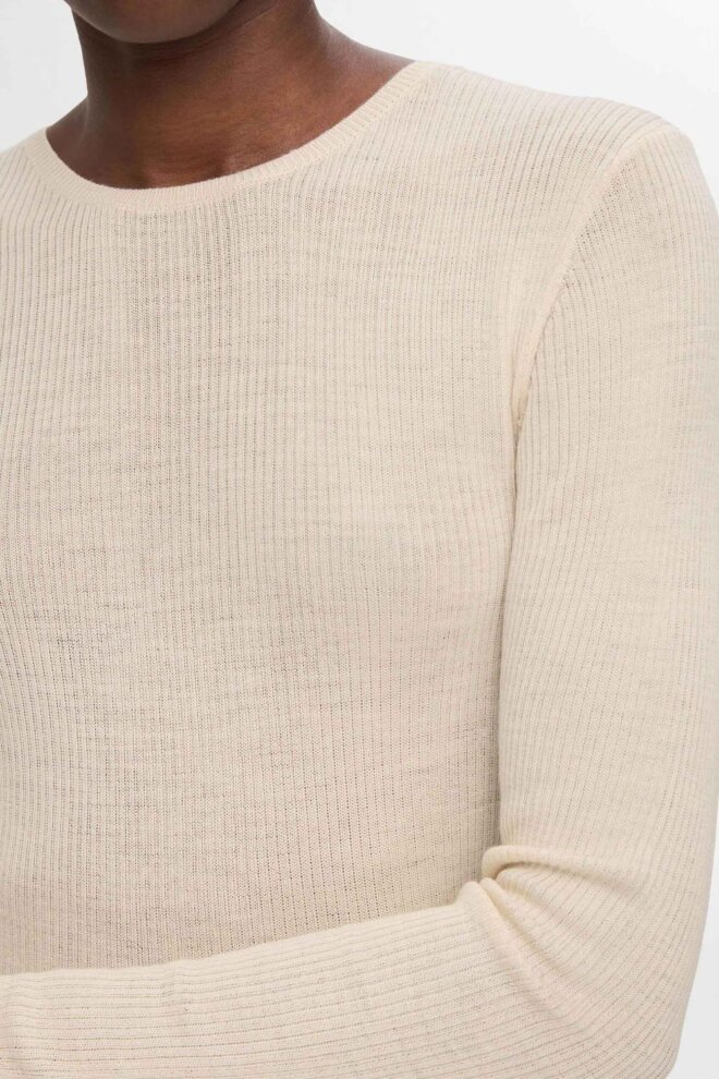 PULLOVER 16094726 SLFNAJA LS BIRCH