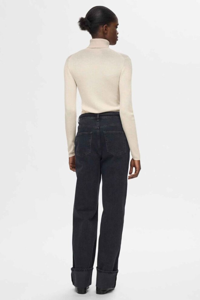 PULLOVER 16094754 SLFNAJA LS KNIT BIRCH