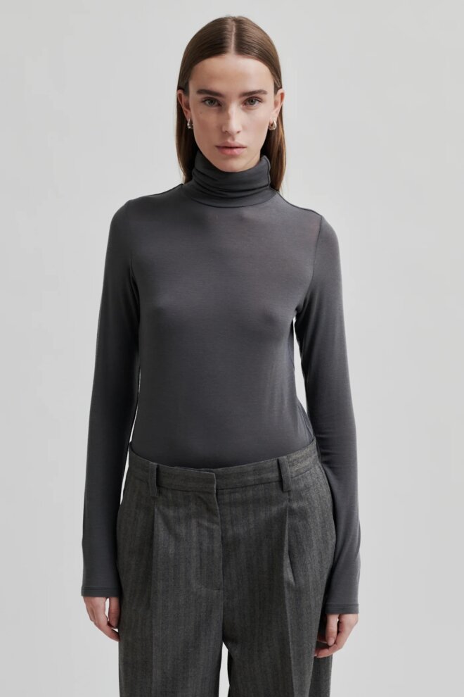 SHIRT MATIMA T-NECK TEE VOLCANIC ASH