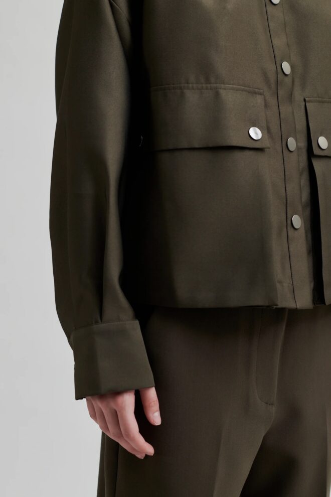 JACKE OREGON SHIRT TURKISH COFFEE