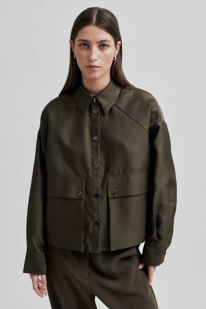 JACKE OREGON SHIRT TURKISH COFFEE