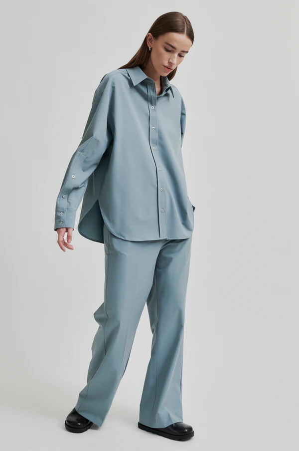 BLUSE OHIOA SHIRT SLATE GREEN